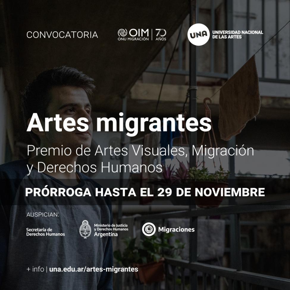 Línea de metal anunciar Susceptibles a La OIM Argentina y la Universidad Nacional de las Artes presentan un premio  de artes visuales, migración y derechos humanos | OIM Argentina